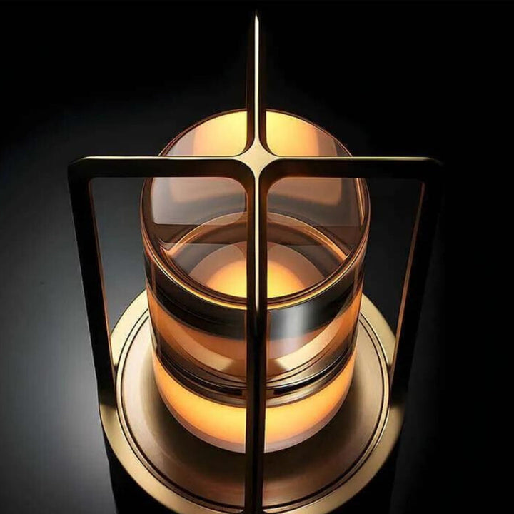 Mångsidig trådlös LED-bordslampa, lämplig som inomhus- och utomhuslampa, med dimbar funktion.