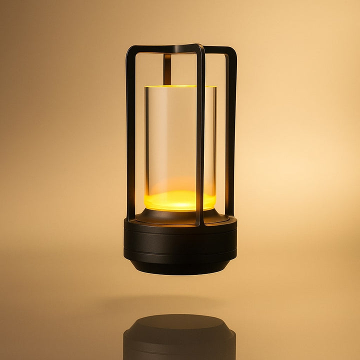 Uppladdningsbar batterilampa i modern design, en elegant LED-bordslampa för flexibel belysning.