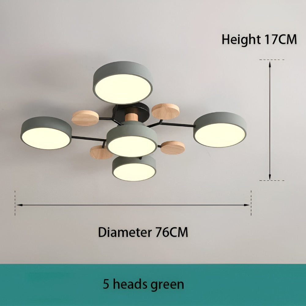 Smart LED taklampa med modern design. Enkel att installera, energismart belysning.