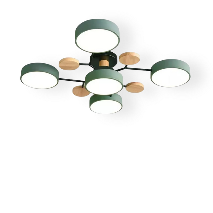 Taklampa med modern LED-teknik. Stilren och elegant design för vardagsrummet.