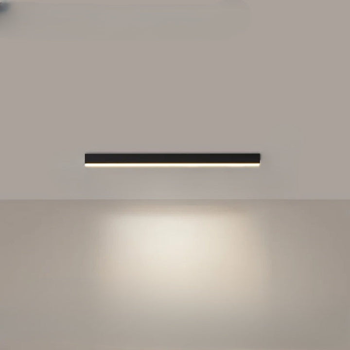 LED taklampa med mjukt, dimbart ljus. Modern skandinavisk design för mysigt hem.