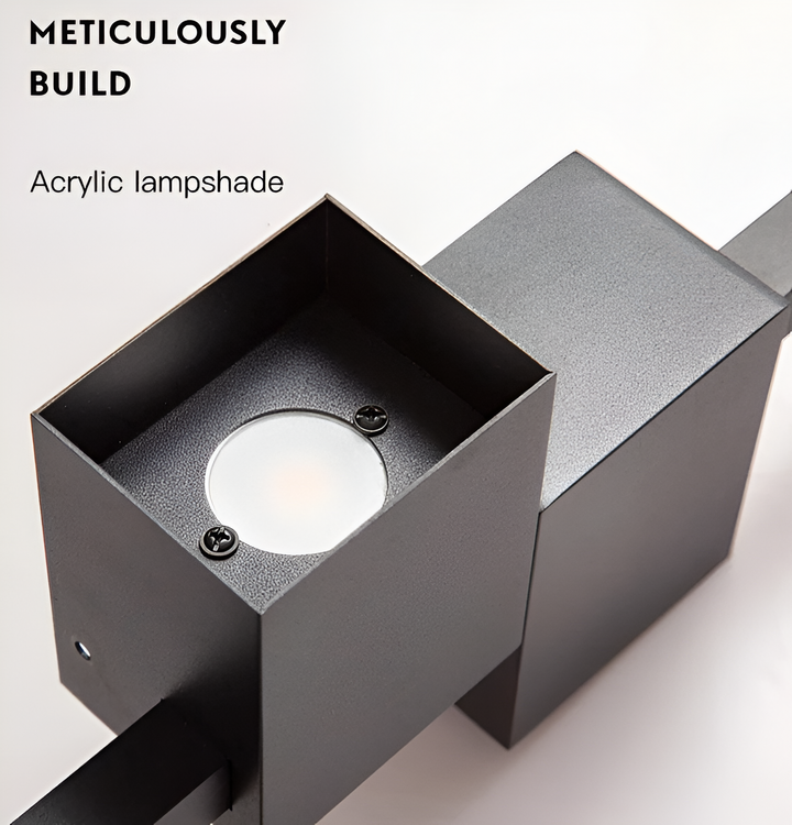 LED vägglampa med avancerad teknik för effektiv och modern hembelysning.