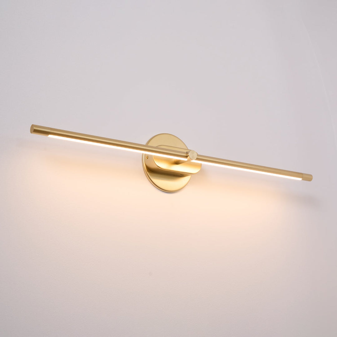 Elegant LED vardagsrumslampa med touchdimmer och varmt ljus, för en mysig kväll.
