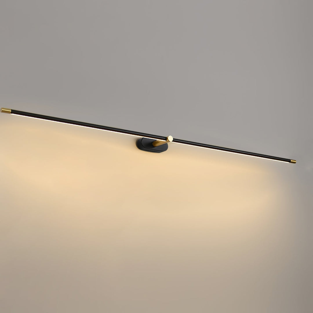 Minimalistisk LED vägglampa, enkel att installera i alla rum, ger ett stilrent intryck.