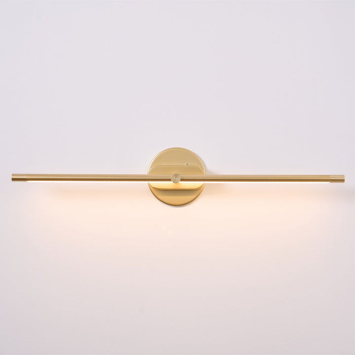 LED vägglampa med touchdimmer och varmt ljus, minimalistisk design för en mjuk känsla.