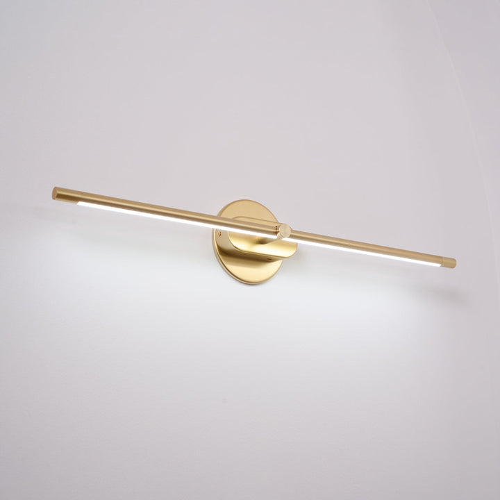 Svart LED vägglampa, perfekt för en modern och minimalistisk hall eller korridor.