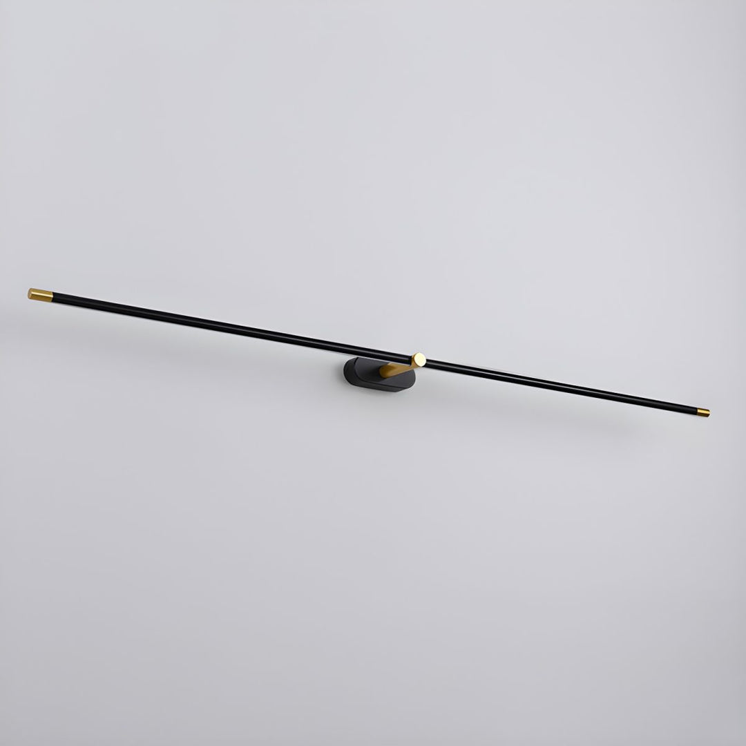 Elegant linjär LED vägglampa, modern design med touchdimmerfunktion för alla behov.