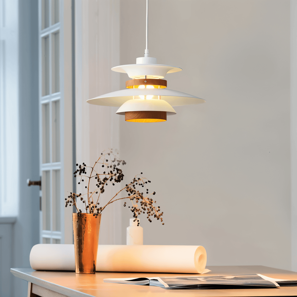 Köksbelysning: modern nordisk pendellampa. Stilren och funktionell design.