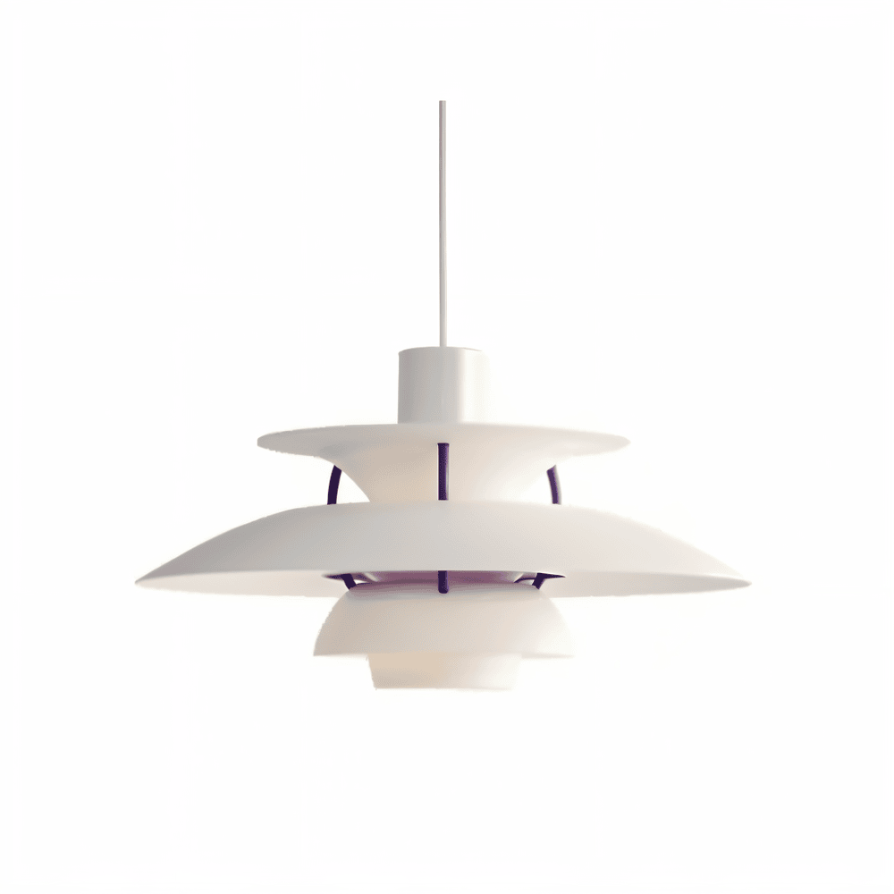 Tidlös designlampa. Scandi taklampa, klassisk nordisk belysning.