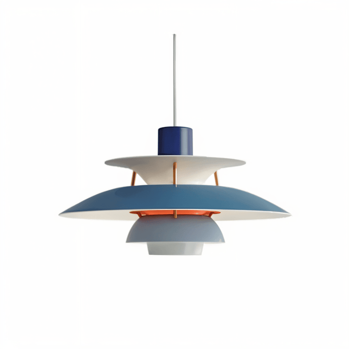 Skandinavisk belysning för vardagsrum. Modern pendellampa, nordisk stil.