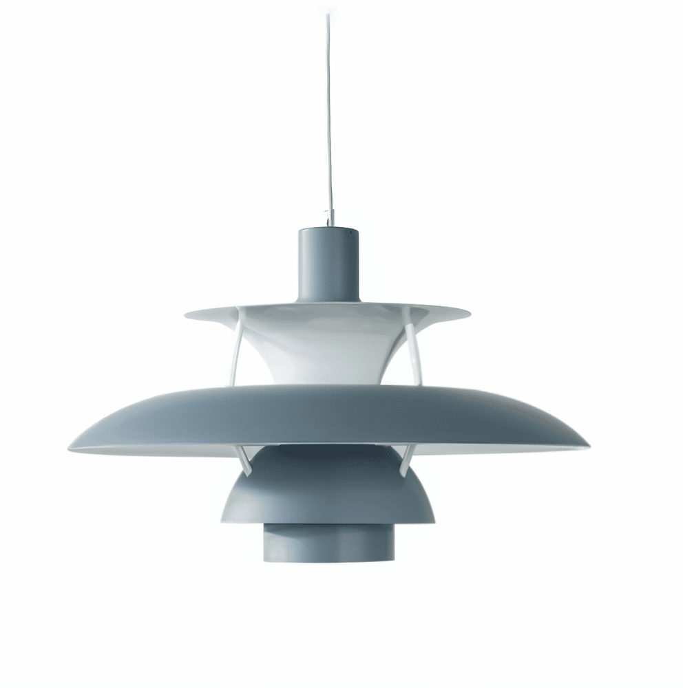 Modern belysning: designlampa. Skandinavisk taklampa, stilren elegans.