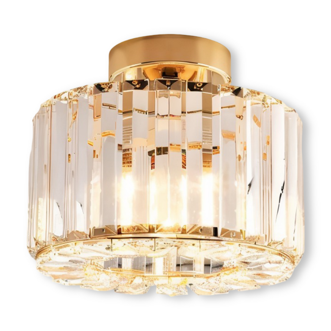 Mångsidig modern rund taklampa i elegant design, passar som stilren takbelysning i hela hemmet.