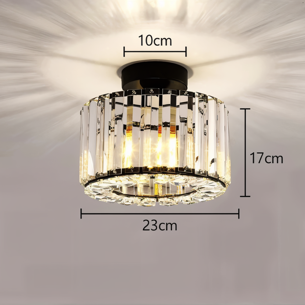 Samtida rund takbelysning, en modern lampa som lyfter hall och övrig heminredning med sin design.