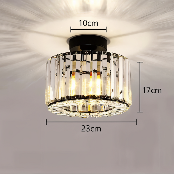 Samtida rund takbelysning, en modern lampa som lyfter hall och övrig heminredning med sin design.