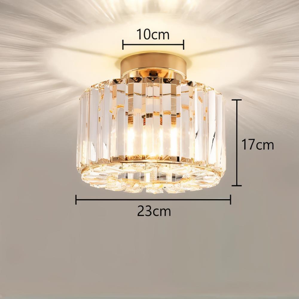 Modern rund taklampa, enkel att montera och ger en magisk atmosfär med sin eleganta LED-design.