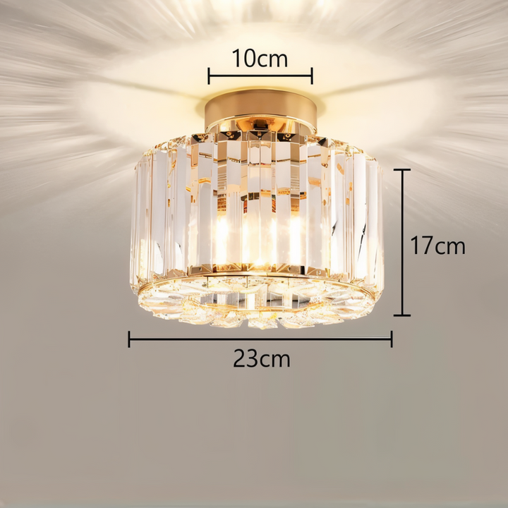 Modern rund taklampa, enkel att montera och ger en magisk atmosfär med sin eleganta LED-design.