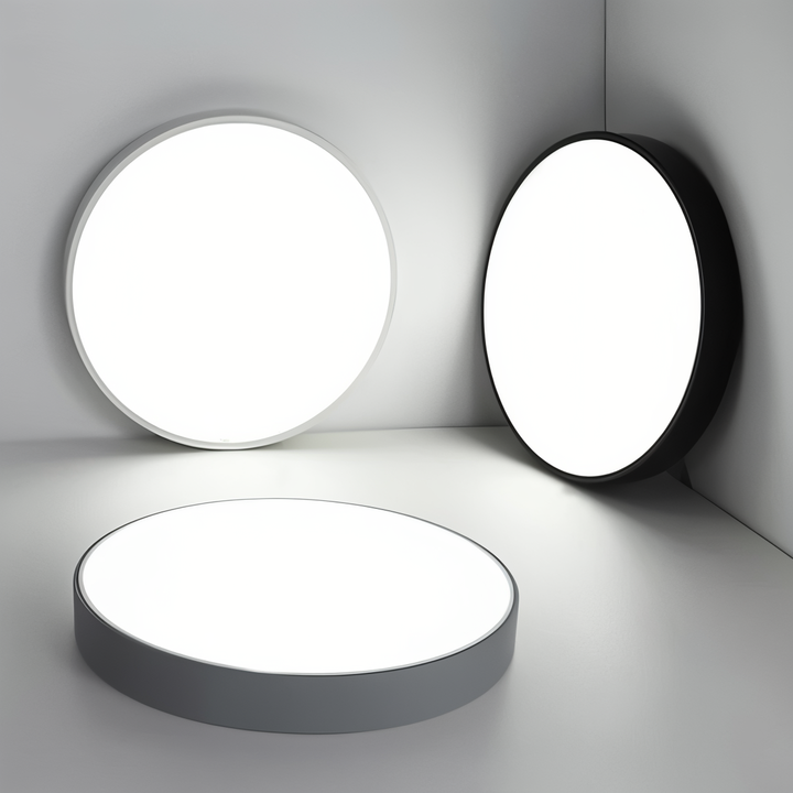 Smart rund LED taklampa, ultratunn design ger jämn takbelysning för ditt moderna hem.