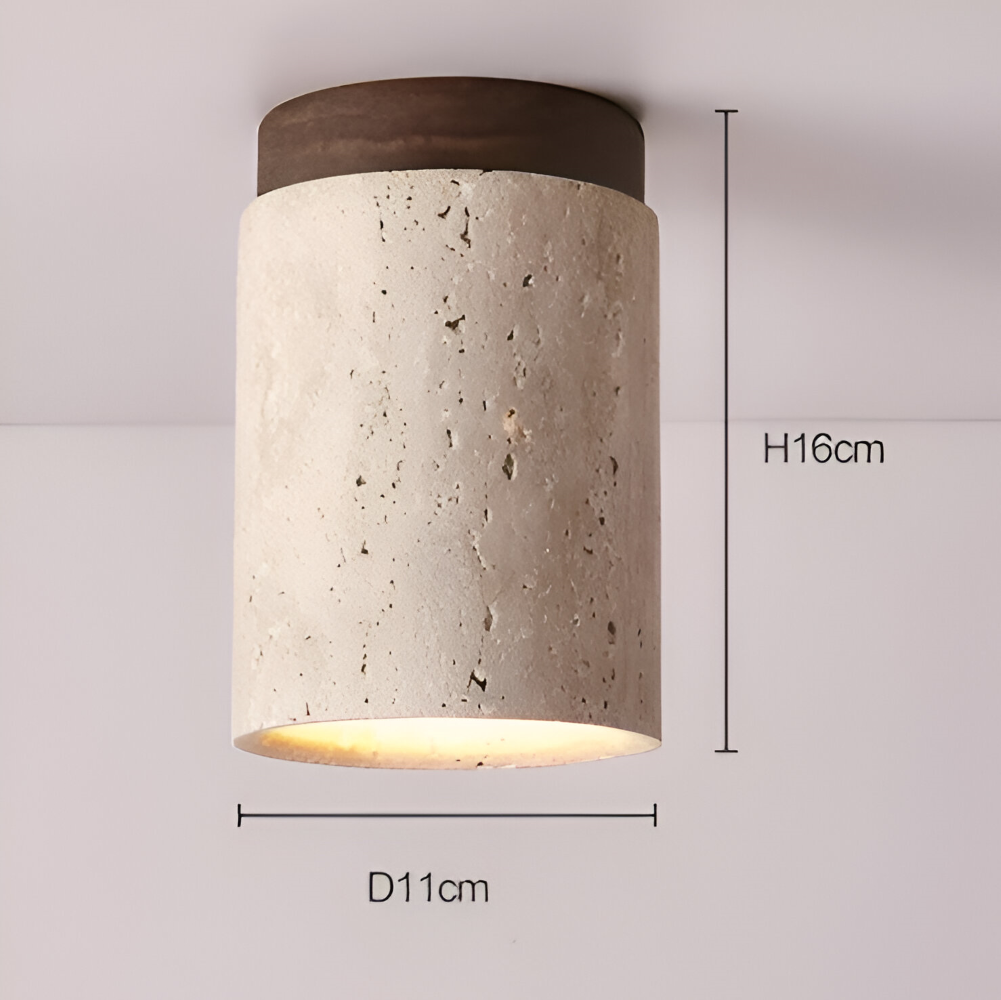 Modern LED taklampa med integrerad spotlight, idealisk för stilren och energisnål belysning.