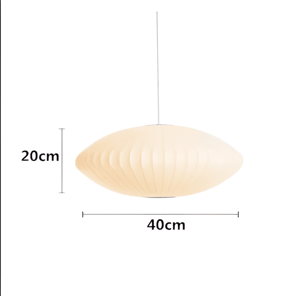 Vit pendellampa RoundRipples. En modern taklampa som kompletterar din inredning perfekt.