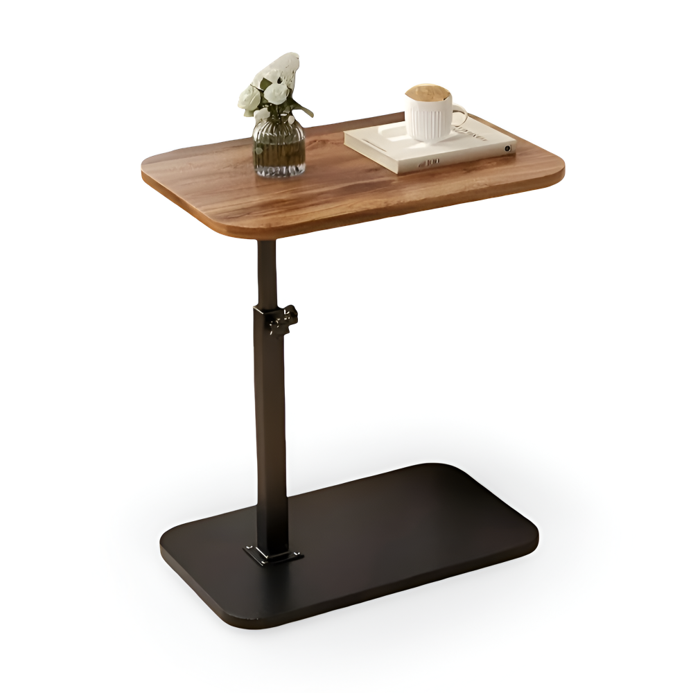 Elegant designat sidobord med flexibel höjd, passar perfekt vid soffa eller fåtölj.