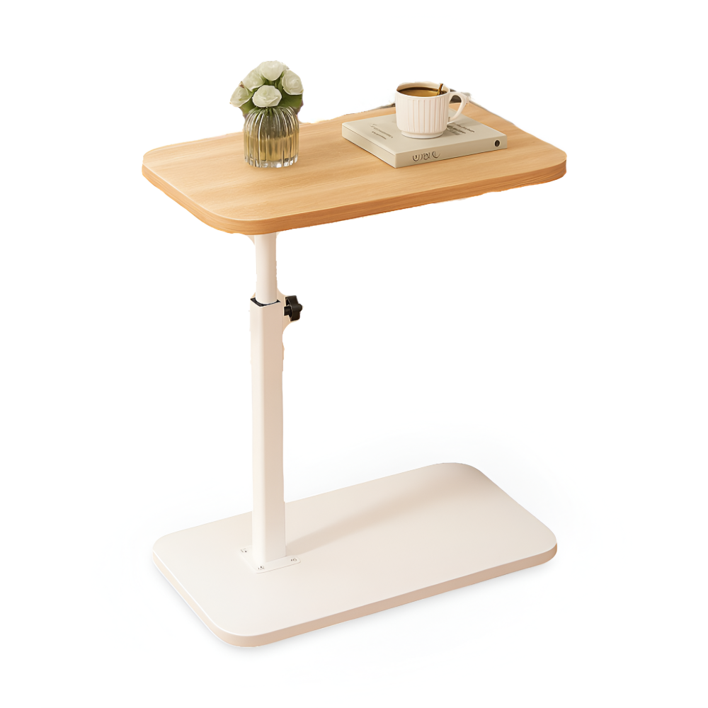 Småmöbel: höj-sänkbart sidobord med modern estetik för en dynamisk inredning.