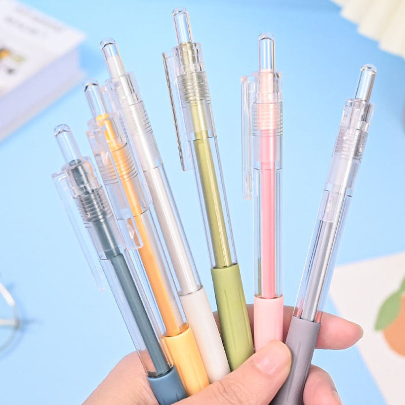 "Morandi färgad knivpenna med tecknat mönster, pennformad pappersskärare i plast, flera färgalternativ, 142mm lång."