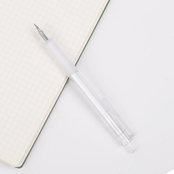 "Morandi färgad knivpenna med tecknat mönster, pennformad pappersskärare i plast, flera färgalternativ, 142mm lång."