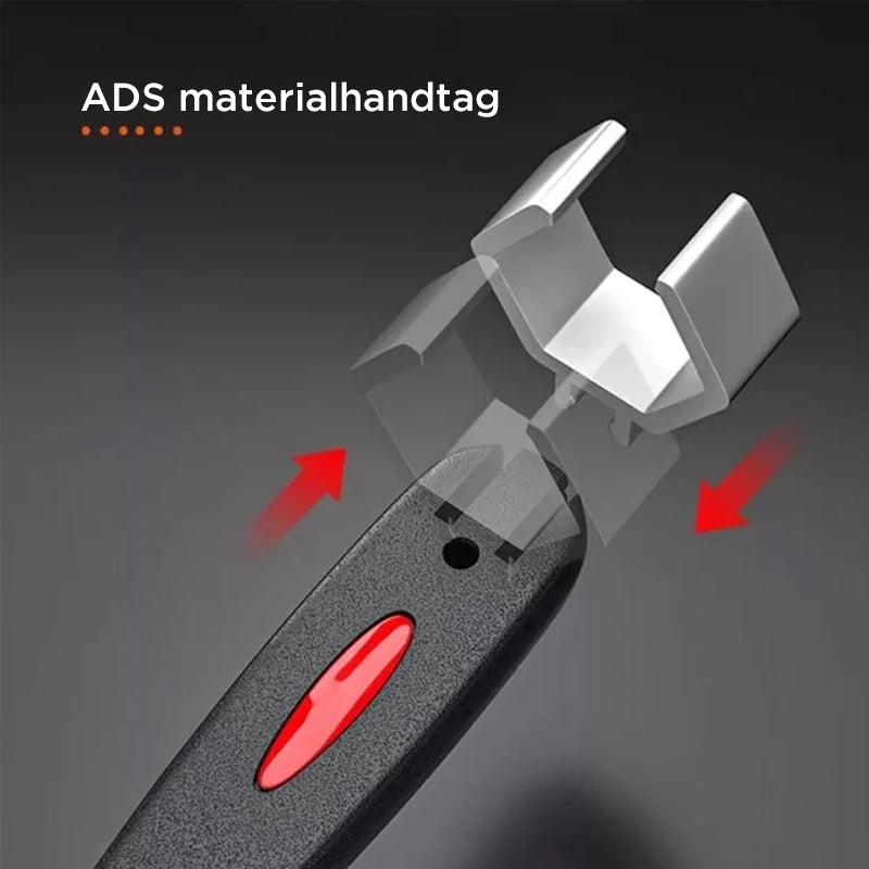 "Multifunktionell aluminium badrumsrörtång med ergonomiskt handtag och silverfärg, perfekt för VVS-arbeten."