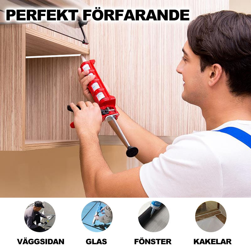 Multifunktionell fogformare i rostfritt stål med 14 delar, ergonomiskt 45-graders munstycke för jämna fogar, hållbar och rost