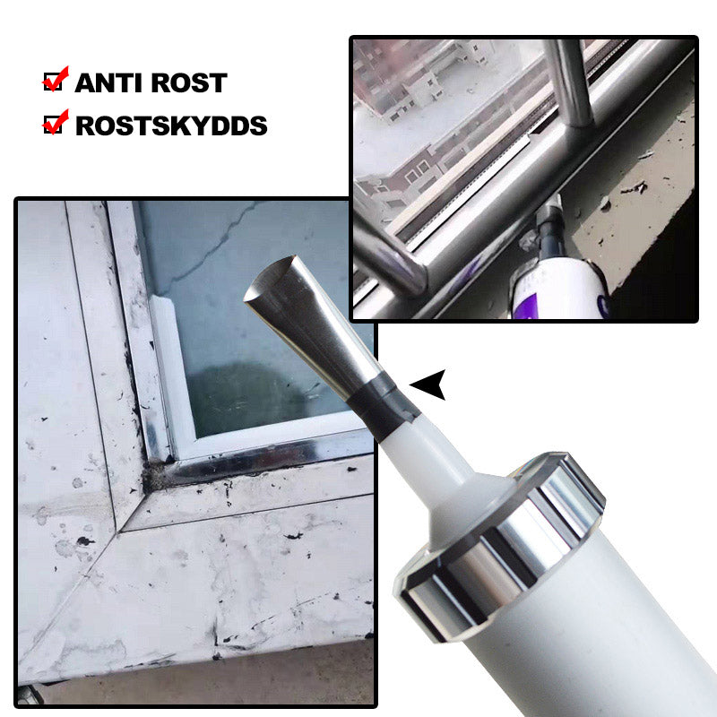 Multifunktionell fogformare i rostfritt stål med 14 delar, ergonomiskt 45-graders munstycke för jämna fogar, hållbar och rost