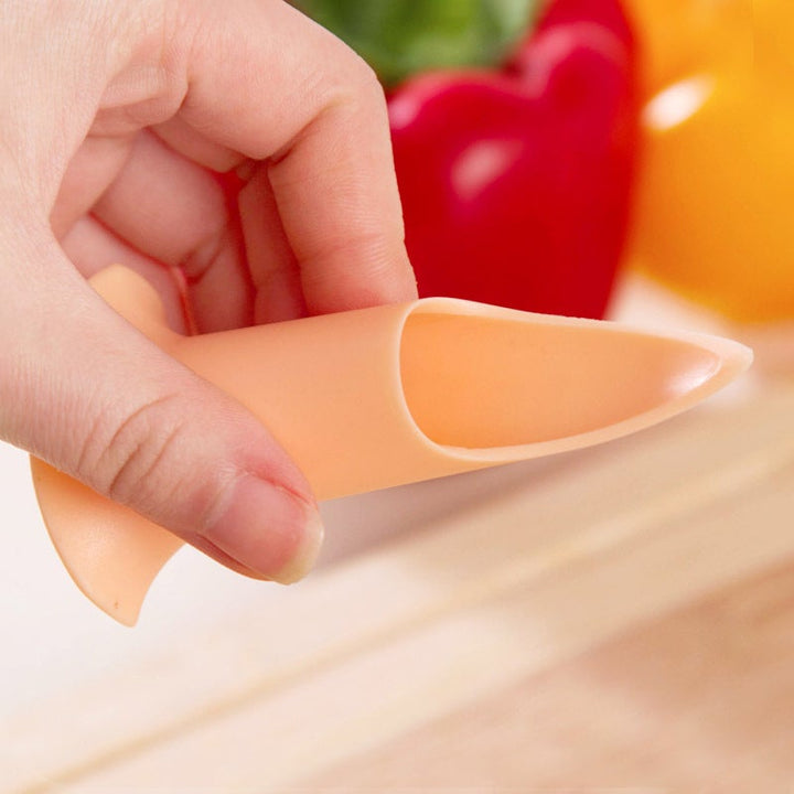"Multifunktionell grönsaksurkärnare av livsmedelsgodkänd silikon i kompakt design för enkel urkärning av paprika och grönsake