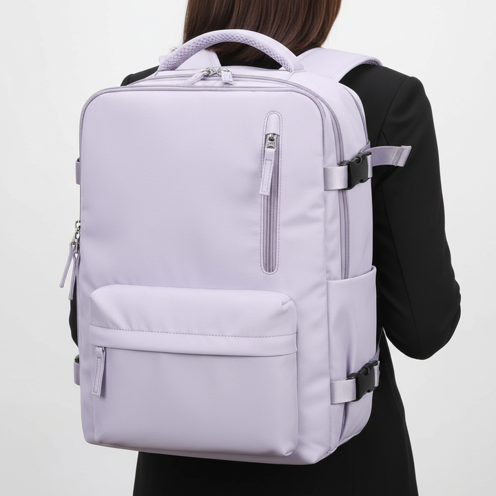 Multifunktionell laptopväska 17 tum. Perfekt som jobbväska, skolväska och reseväska i ett.