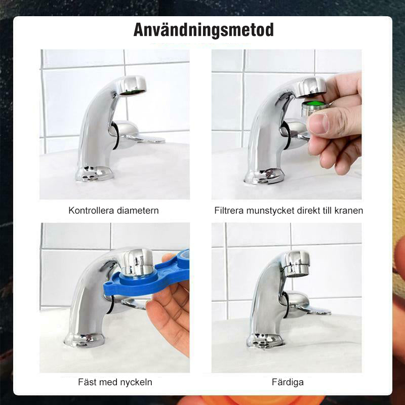 Multifunktionell skiftnyckel i blått och orange plast med ergonomiskt grepp, justerbara storlekar, för DIY och hemmafix.