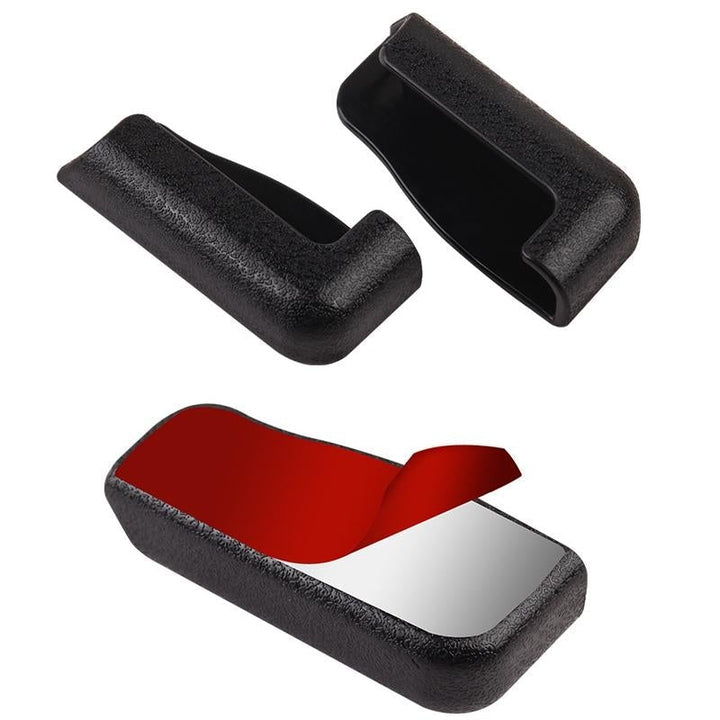 "Multifunktionell telefonfäste i lädertextur, stark adhesive, säker hållning, lämplig för bil, skrivbord, hemmabruk."