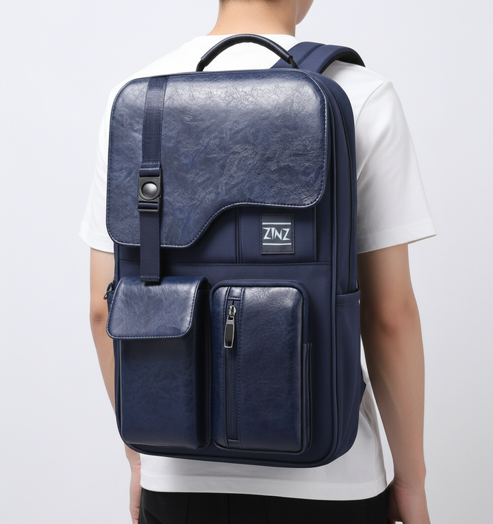 Multifunktionell reseryggsäck, vattentät med USB. Unisex, perfekt för laptop, arbete, skola och daglig pendling.