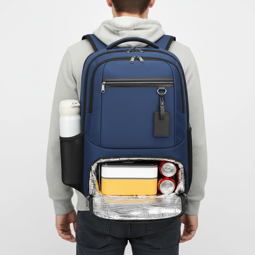 Stilren multifunktionell ryggsäck för vardagens äventyr, med vattentålig design & laptopfack.