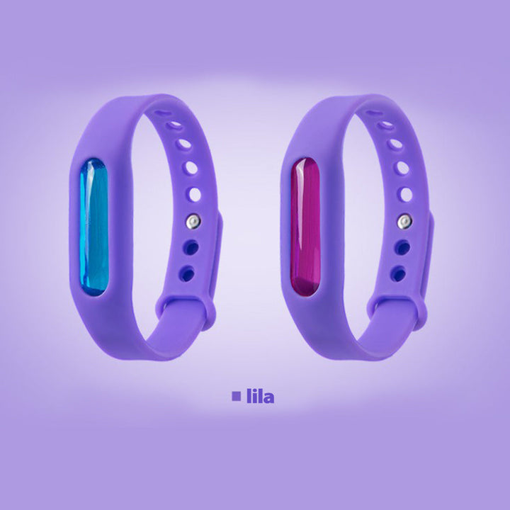 "Myggavvisande silikonarmband justerbart, unisex, flerfärgade alternativ för utomhusbruk, vattentät och bekväm design."