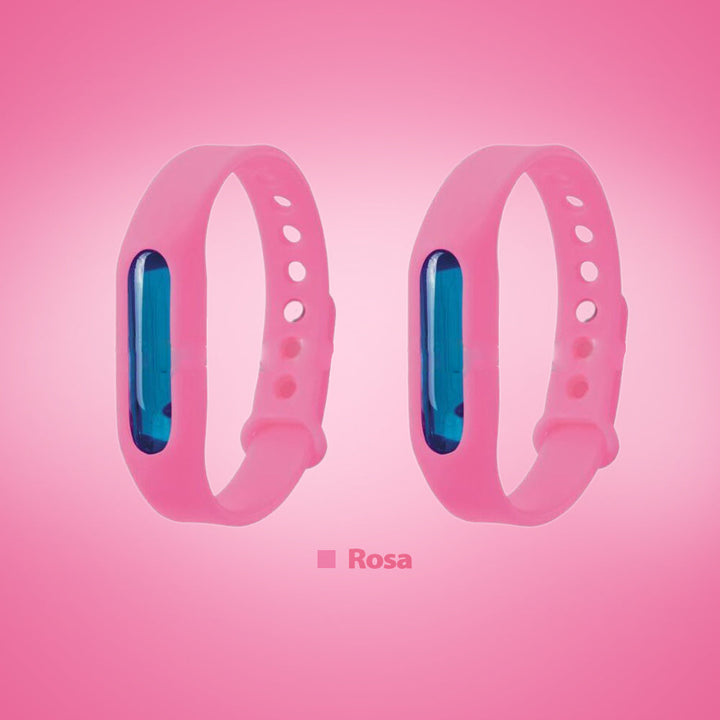 "Myggavvisande silikonarmband justerbart, unisex, flerfärgade alternativ för utomhusbruk, vattentät och bekväm design."