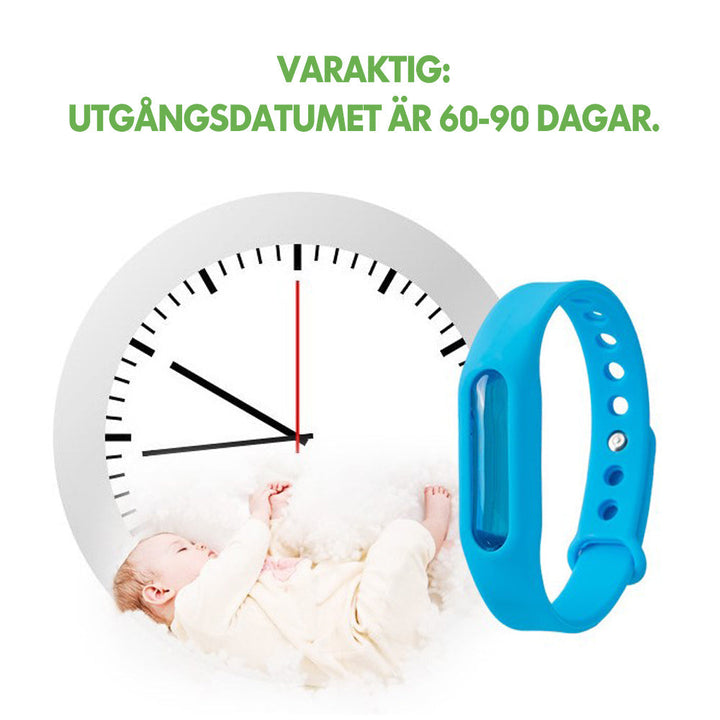 "Myggavvisande silikonarmband justerbart, unisex, flerfärgade alternativ för utomhusbruk, vattentät och bekväm design."