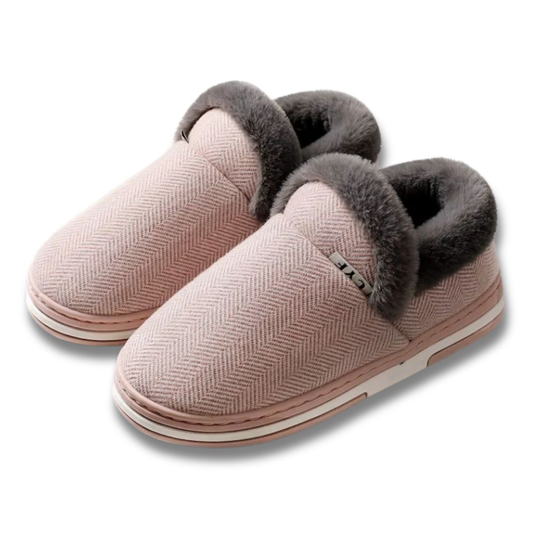 Unisex vintertofflor, fodrade och varma. Mysiga innetofflor för både dam och herr, perfekta hemmaskor.