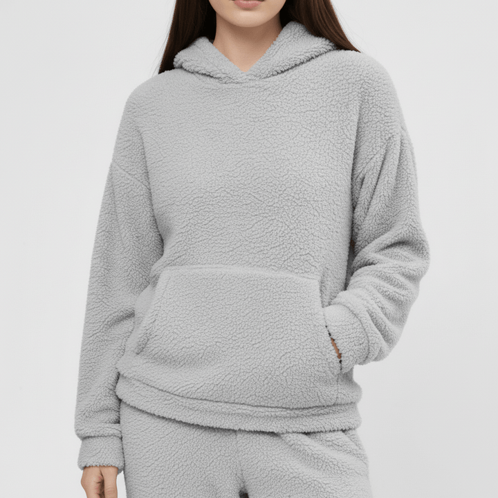 Skye loungewear-set för dam: komplett kombination av hoodie & byxor för avkoppling.