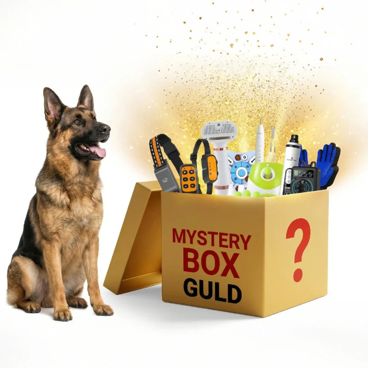 Gör ditt husdjur glad! En Mystery Box fylld med överraskningar, nya leksaker, läckert godis och användbara tillbehör.
