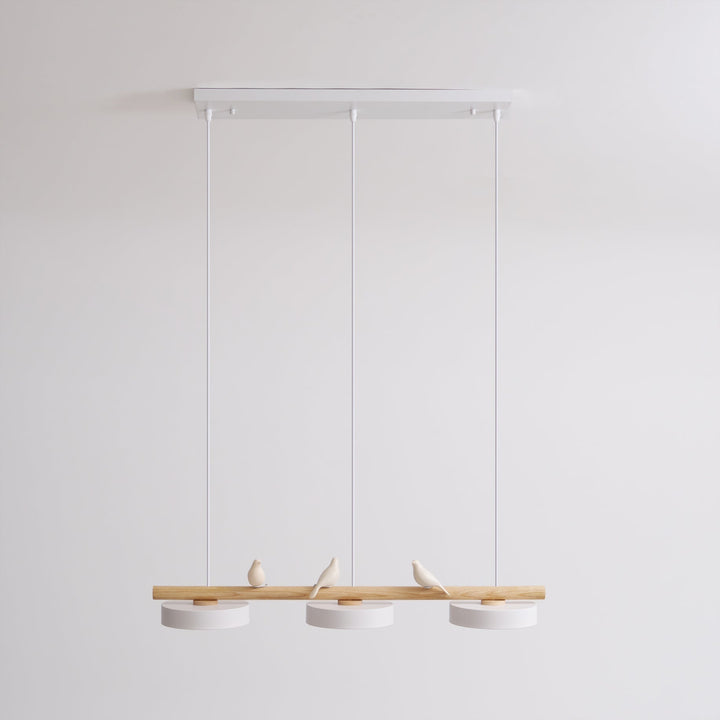 Elegant fågel pendellampa, modern LED taklampa för vardagsrum och sovrum.