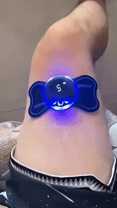 Portabel NeuroPulse EMS-enhet. Ger riktad massage för ischias och muskelspänning i ryggen, effektiv smärtlindring.