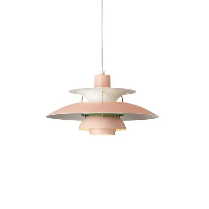 Elegant färgskiftande taklampa i nordisk design, dimbar LED för vardagsrumsbelysning.