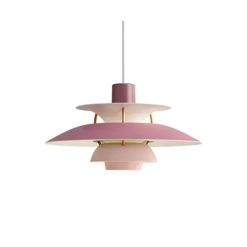 Anpassad stämningsbelysning med färgskiftande taklampa, nordisk LED design.