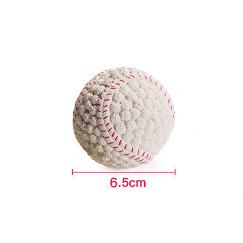 "Odödlig hundleksak i latex för aggressiva tuggare, designad med majsstruktur för tandhälsa, hög studs och bollform."