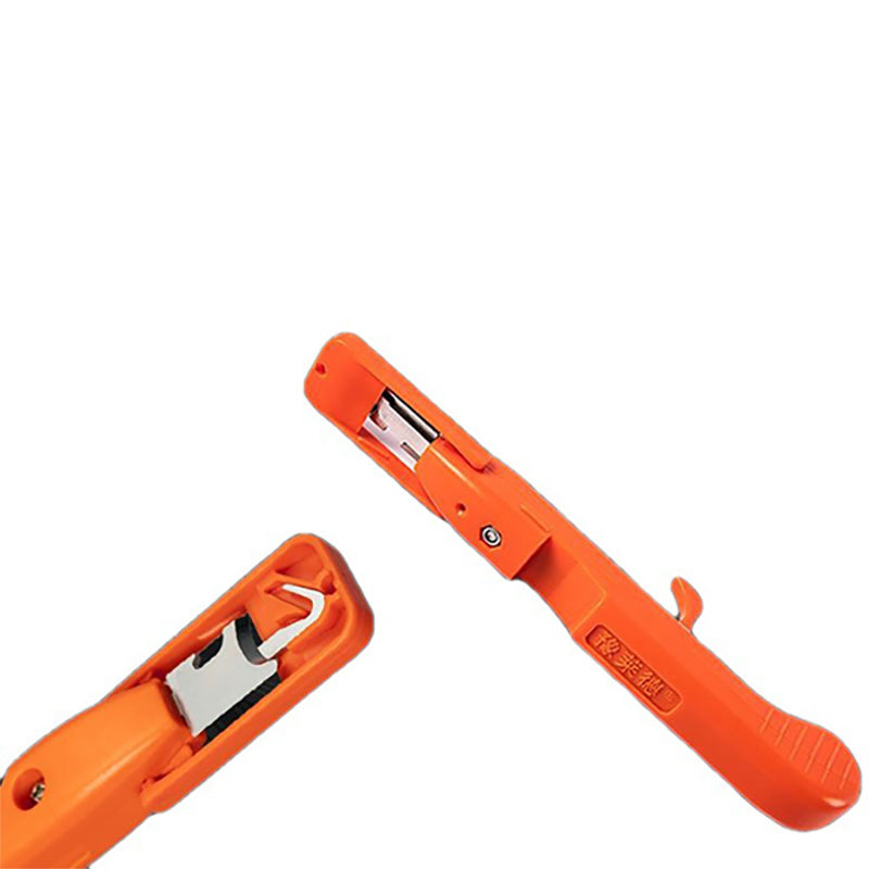 "Orange fruktverktyg för trädgårdsarbete, lätt vikt, bekväm design, skyddar händer, gjord av hållbart ABS och SK5-material."