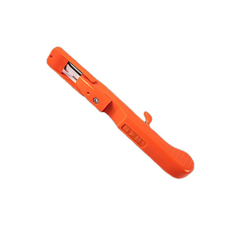 "Orange fruktverktyg för trädgårdsarbete, lätt vikt, bekväm design, skyddar händer, gjord av hållbart ABS och SK5-material."