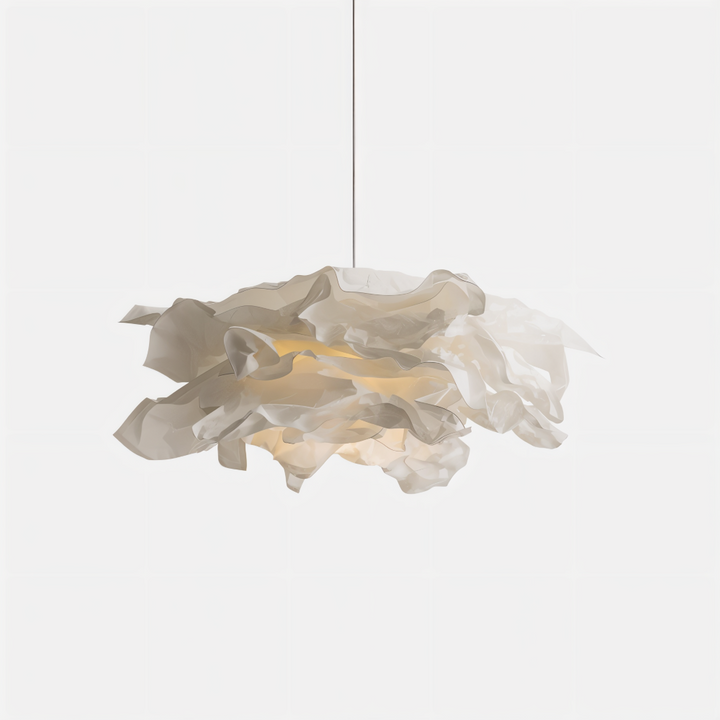 Anpassningsbar OriCloud DIY papperslampa, vit molnlampa för alla typer av interiörer.